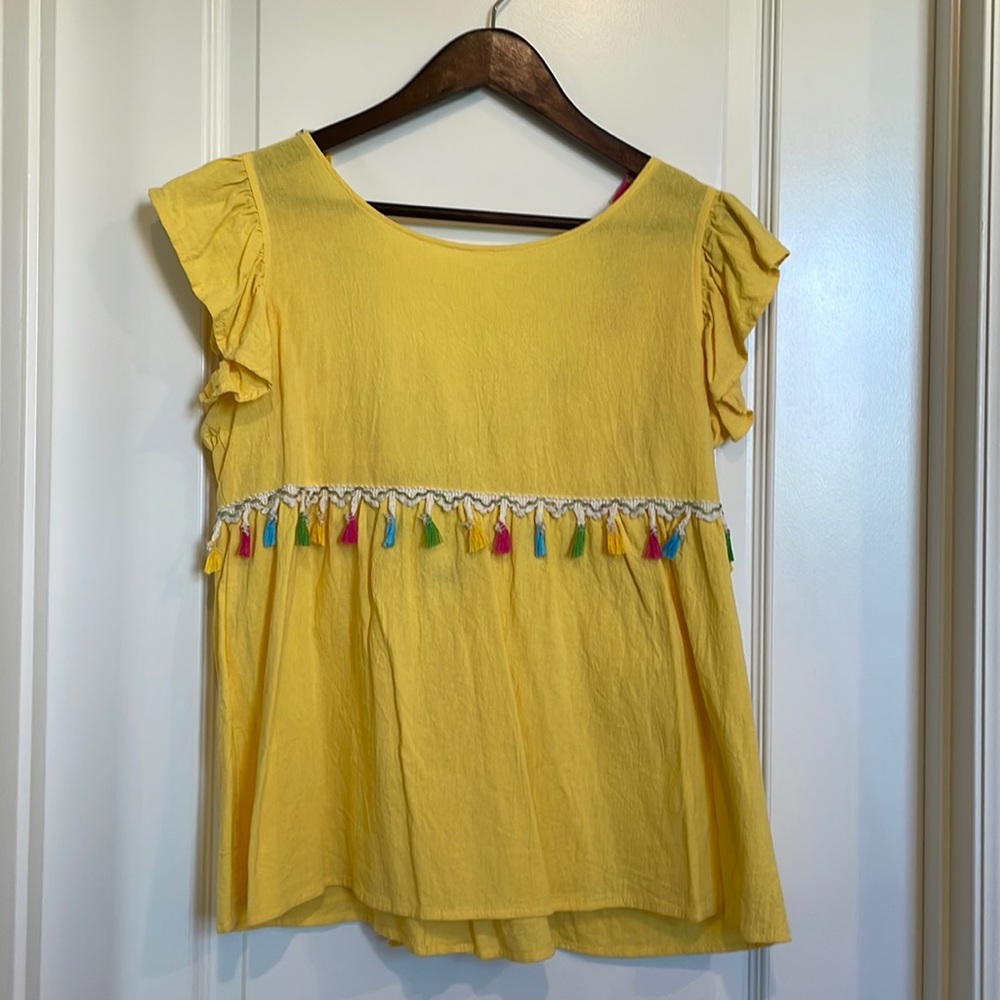 SHEIN Peplum Top